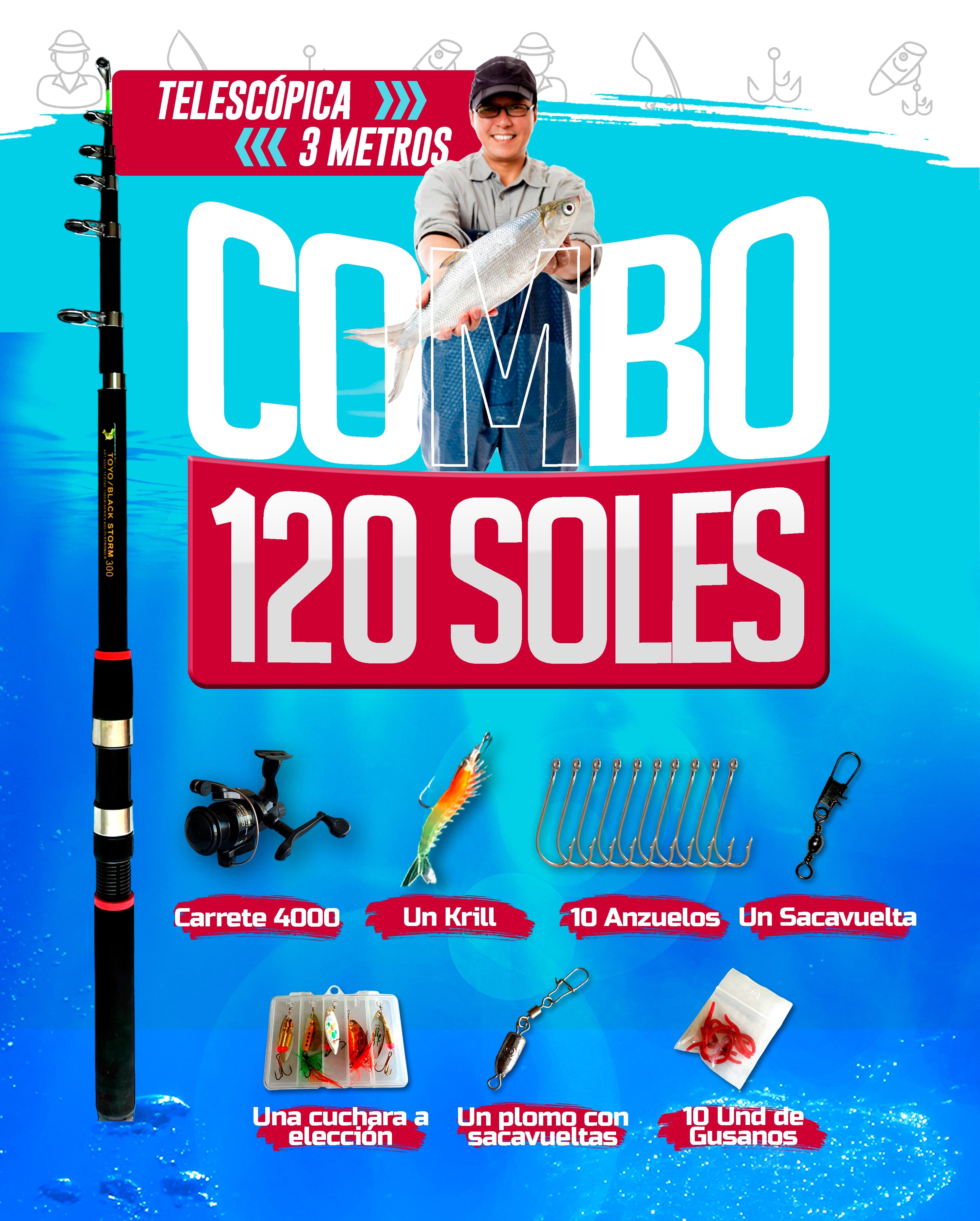 COMBO DE 120 3.00 M — imagen 1