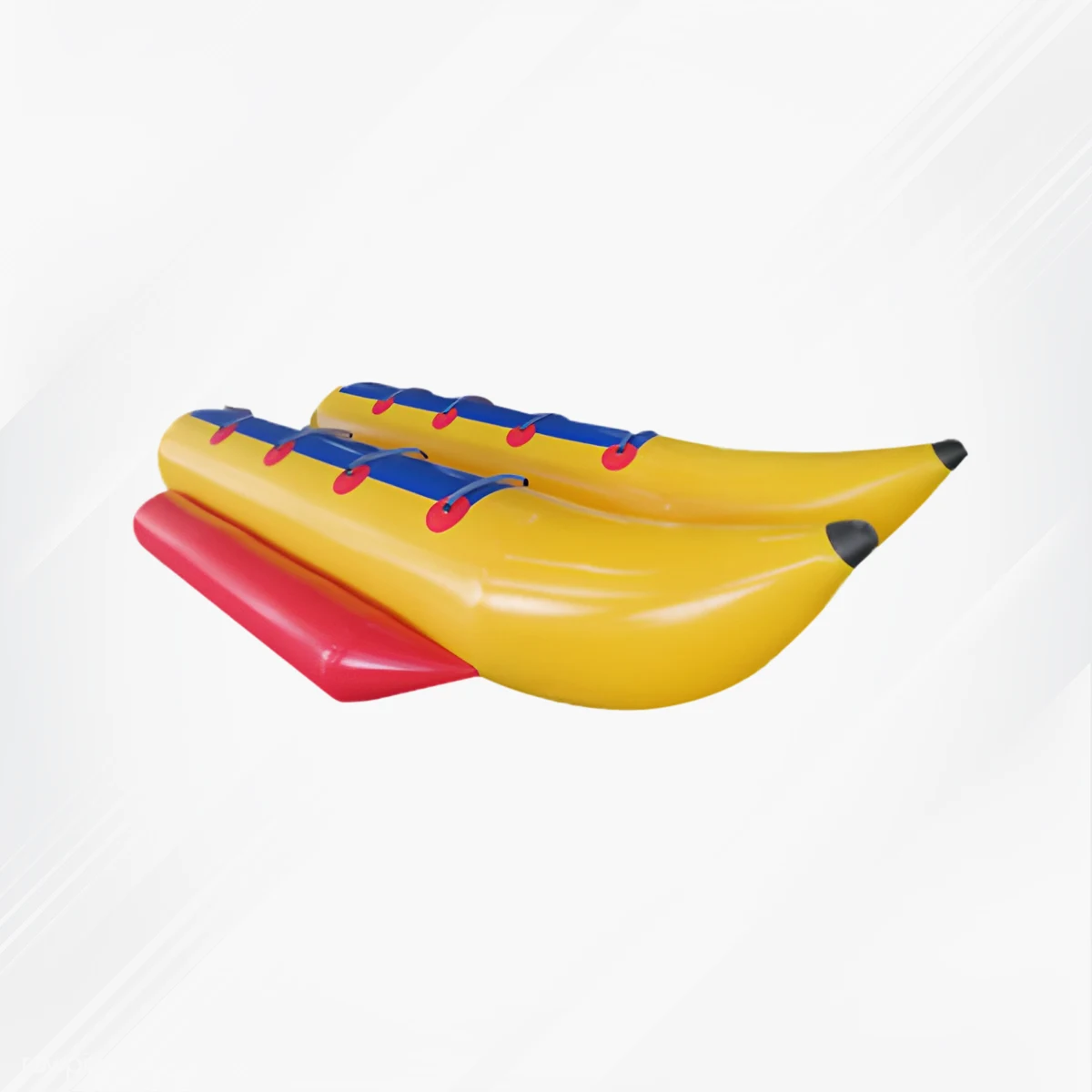 BANANO INFLABLE DE 8 PERSONA DOS FILA — imagen 1