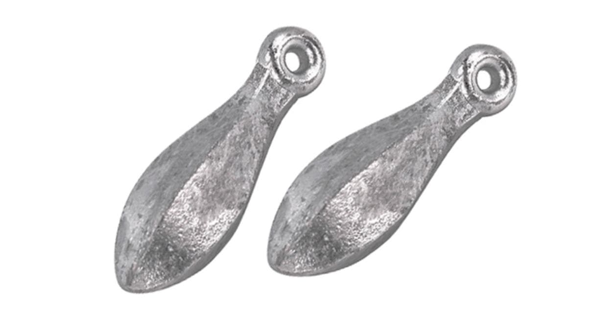 Plomo para pesca # 4 ARMAQ Tipo Pirulo (x 3 unds.) — imagen 1