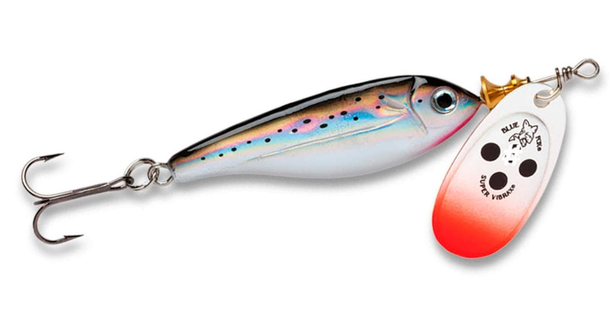 Señuelo Trucha # 2 BLUE FOX Minnow Super Vibrax S — imagen 1