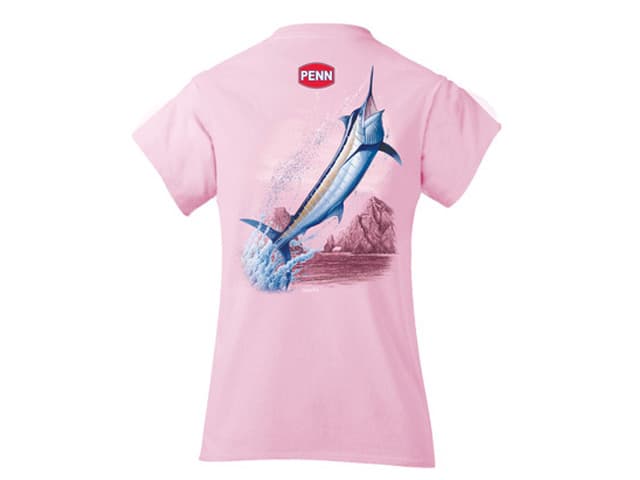 Polo para Pesca PENN SSTMARLINPNKL Algodon Talla L — imagen 1