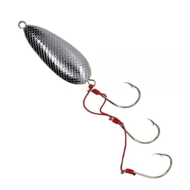 Jig Pesca RAGOT ZELA 80 Natural Plateado 80 Grs — imagen 1