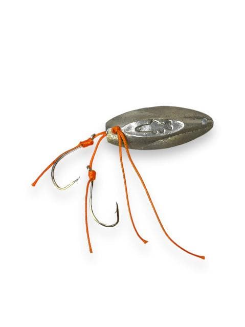 Señuelo Pesca BAITS Chispa Gota 70 Gr Metal Blanco — imagen 1