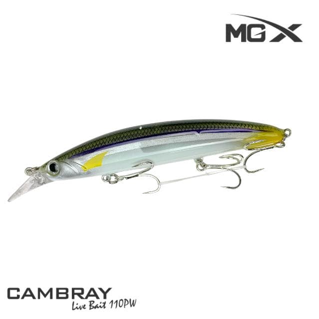 Señuelo Pesca MGX CAMBRAY 110S-PW 216 Pejerrey — imagen 1