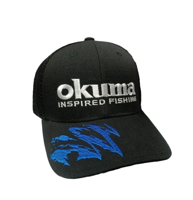 Gorra OKUMA Motif Rip Stop Cap Negro_Mesh, Logo — imagen 1