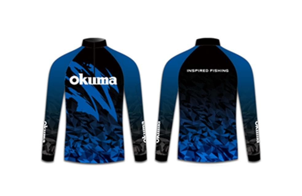 Polo Pesca OKUMA Motif Tournament Jersey Small — imagen 1