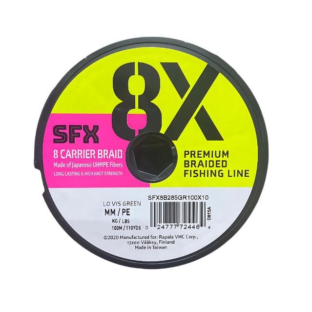Sedal para Pesca SUFIX SFX X8 0.235 Lo Vis Green — imagen 1